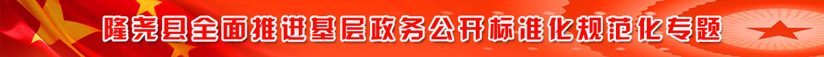 隆堯縣全面推進(jìn)基層政務(wù)公開(kāi)標(biāo)準(zhǔn)化規(guī)范化專(zhuān)題
